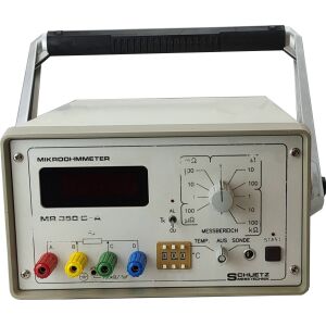 SCHUETZ MESSTECHNIK MR 350 C-A  Multi purpose digital mikro-ohmmeter